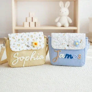Cord Floral Crossbody