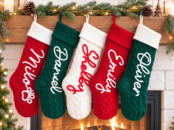 Knitted Christmas Stocking