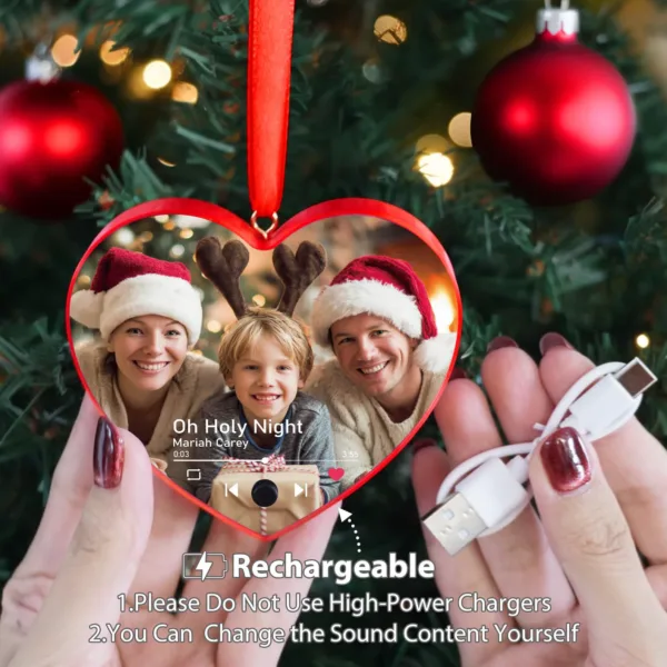 4 Voice Recording Ornament