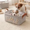 Pet Fur Stripe Basket